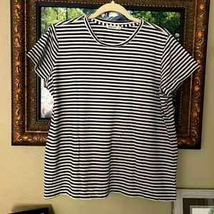 Marine Layer Swing Tee— Navy Stripe. Excellent Condition.